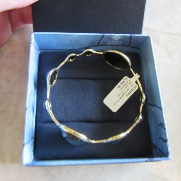 Ippolita Lollipop 18K Yellow Gold 9-Station Onyx Cabochon Bracelet MSRP $3,895 - Picture 11 of 16
